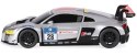 Audi R8 LMS 1:18 RTR (zasilanie na baterie AA) - srebrny