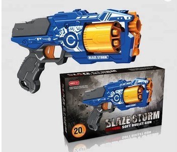 Wyrzutnia pistolet Blaze Storm + 20 strzałek NERF