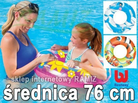 Kółko Do Pływania Kiddie BESTWAY Niebieski