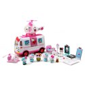 DICKIE Hello Kitty Ambulans Ratunkowy Figurki Helikopter