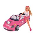 SIMBA Lalka Steffi w Kabriolecie Volkswagen the Beetle Hello Kitty