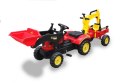 Gokart Traktor/Koparka z Przyczepką + Akcesoria