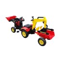 Gokart Traktor/Koparka z Przyczepką + Akcesoria