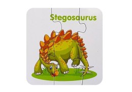 Puzzle edukacyjne przyjaciele dinozaurów 10 el