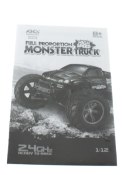 Samochód RC MONSTER TRUCK 1:12 2.4GHz X9116 ŻÓŁTY