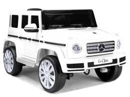 Samochód na akumulator Mercedes G500 biały