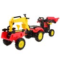 TRAKTOR NA PEDAŁY Z PRZYCZEPĄ, ŁYŻKĄ I KOPARKĄ/ TR3009