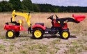 TRAKTOR NA PEDAŁY Z PRZYCZEPĄ, ŁYŻKĄ I KOPARKĄ/ TR3009