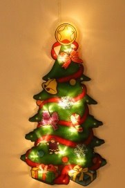 Lampki LED wisząca dekoracja świąteczna choinka