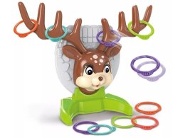 Gra Zręcznościowa Rzucanie Obręczy Ringo, Jelonek + Obręcze,  Deer Ring Game