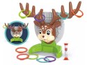 Gra Zręcznościowa Rzucanie Obręczy Ringo, Jelonek + Obręcze,  Deer Ring Game