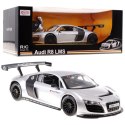 Autko R C Audi R8 Srebrny 1 14 RASTAR