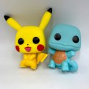 DUŻA FIGURKA POKEMON PIKACHU SQUIRTLE+ POKEBALL