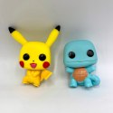 DUŻA FIGURKA POKEMON PIKACHU SQUIRTLE+ POKEBALL