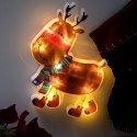 Lampki LED wisząca dekoracja świąteczna choinka