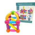 WOOPIE Magnetic Educational Construction Blocks Large Thick 38 pcs.