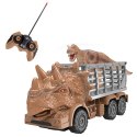 WOOPIE Remote Control Car RC Dinosaur Brown + Figurine