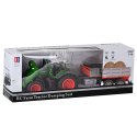 Traktor RC 2.4G 4CH z przyczepą 1:16 klakson