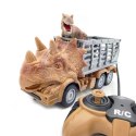 WOOPIE Remote Control Car RC Dinosaur Brown + Figurine