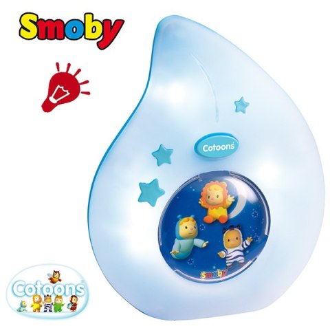 SMOBY Cotoons Lampka Nocna Niebieska