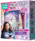 PAMIĘTNIK MAGIC LIGHT UNICORN MAGICZNY DŁUGOPIS