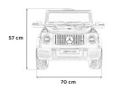 Pojazd Mercedes G63 AMG Czarny 4x4