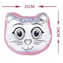 WOOPIE ART&FUN Painting Set Kitty Backpack Cushion