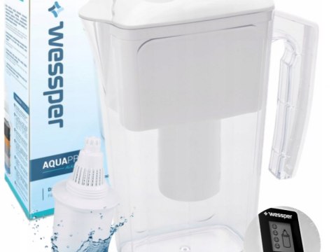 Dzbanek filtrujący Wessper Alkaliczny AquaPro 2,5l biały