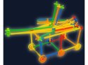 Słomki Konstrukcyjne, Klocki , Patyczki 560el. Świecące W Ciemności, Nowa Wersja 3D