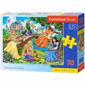 CASTORLAND Puzzle 70 elementów Princesses in Garden - Księżniczki w ogrodzie 5+