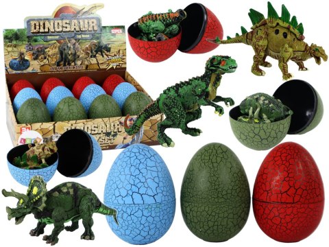 Jajo Figurka Dinozaura 3 Kolory 9cm