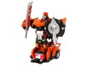 Zestaw 2w1 Auto Robot Transformers Czerwony Pomarańczowy HXSY03