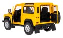 Autko R/C Land Rover Defender 1:14 RASTAR Żółty