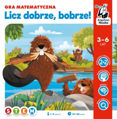 Gra Edukacyjna "Licz dobrze bobrze!"