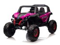 Buggy UTV-MX 2000N na akumulator Różowy 24V 4x75W XMX603B