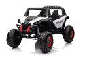 Buggy UTV-MX 2000N na akumulator Biały 24V 4x75W XMX603B