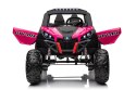 Buggy UTV-MX 2000N na akumulator Różowy 24V 4x75W XMX603B