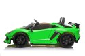 Lamborghini SVJ DRIFT dla 2 dzieci Zielony + Funkcja driftu + Pilot + MP3 LED + Wolny Start