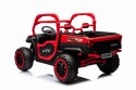 Auto Farmer Truck UTV Racing na akumulator 4x75W 24V 7Ah Czerwony + Kiper elektrycznie sterowany