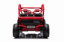 Auto Farmer Truck UTV Racing na akumulator 4x75W 24V 7Ah Czerwony + Kiper elektrycznie sterowany