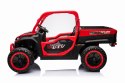 Auto Farmer Truck UTV Racing na akumulator 4x75W 24V 7Ah Czerwony + Kiper elektrycznie sterowany