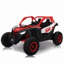 Auto Buggy SR SUPER 66 na akumulator 4x75W 24V Czerwony