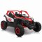 Auto Buggy SR SUPER 66 na akumulator 4x75W 24V Czerwony