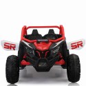 Auto Buggy SR SUPER 66 na akumulator 4x75W 24V Czerwony