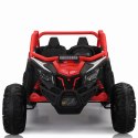 Auto Buggy SR SUPER 66 na akumulator 4x75W 24V Czerwony