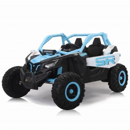 Auto Buggy SR SUPER 66 na akumulator 4x75W 24V Niebieski