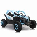 Auto Buggy SR SUPER 66 na akumulator 4x75W 24V Niebieski