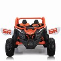 Auto Buggy SR SUPER 66 na akumulator 4x75W 24V Pomarańczowy