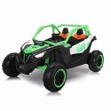 Auto Buggy SR SUPER 66 na akumulator 4x75W 24V Zielony