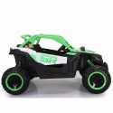 Auto Buggy SR SUPER 66 na akumulator 4x75W 24V Zielony